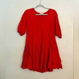 Universal Thread Scarlet V-Neck Mini Dress